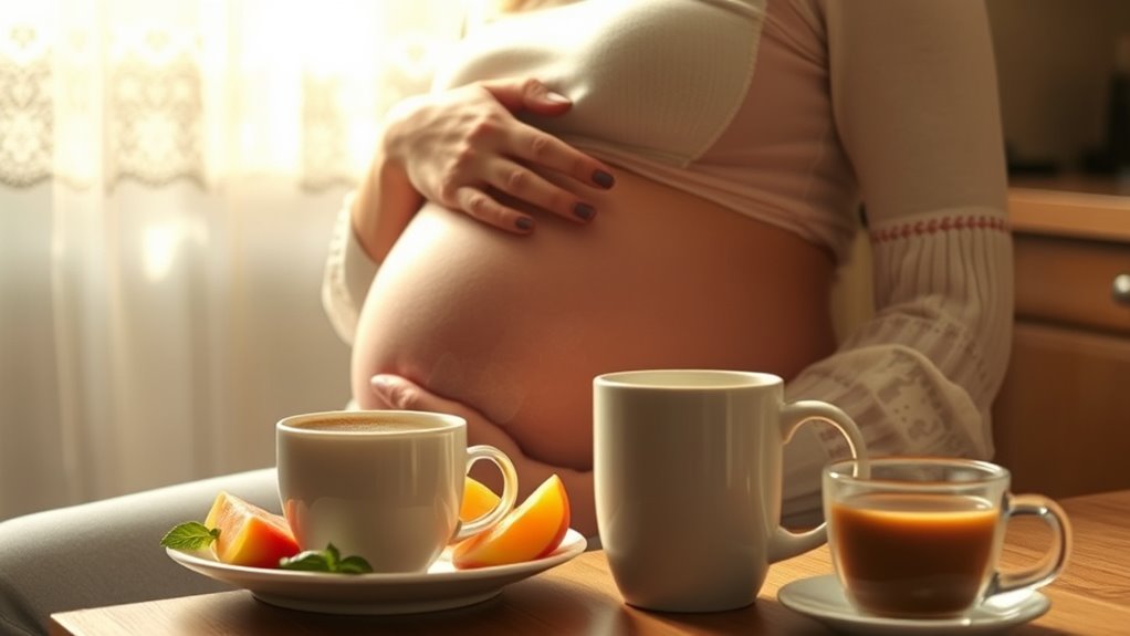 decaffeinated coffee and herbal teas