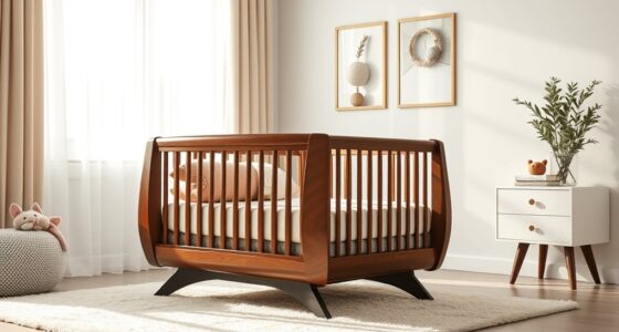 elegant convertible baby cribs