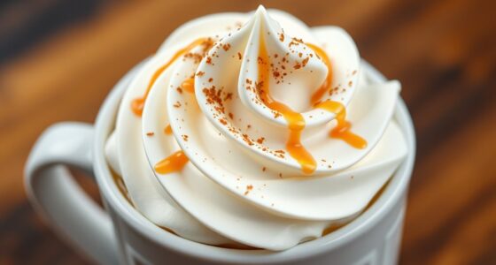 flavored coffee whipped toppers