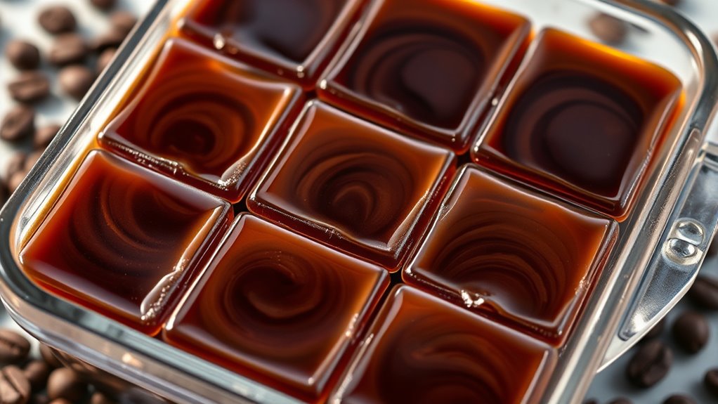 freeze coffee for flavor