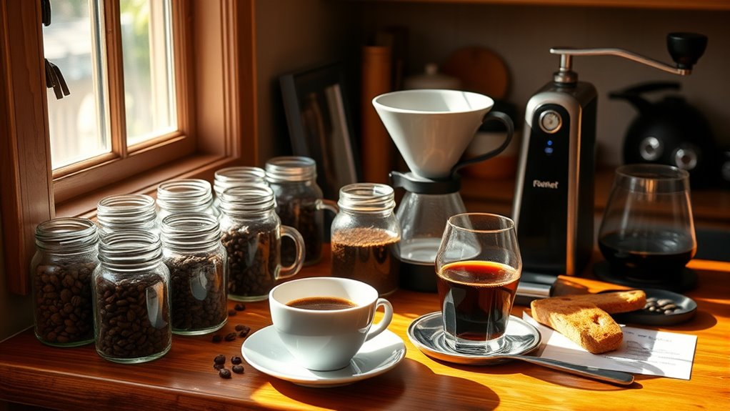 home coffee tasting adventure