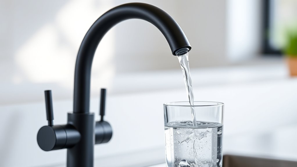 improved flow without gooseneck