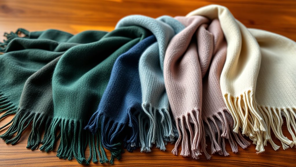 luxurious cashmere scarf selections