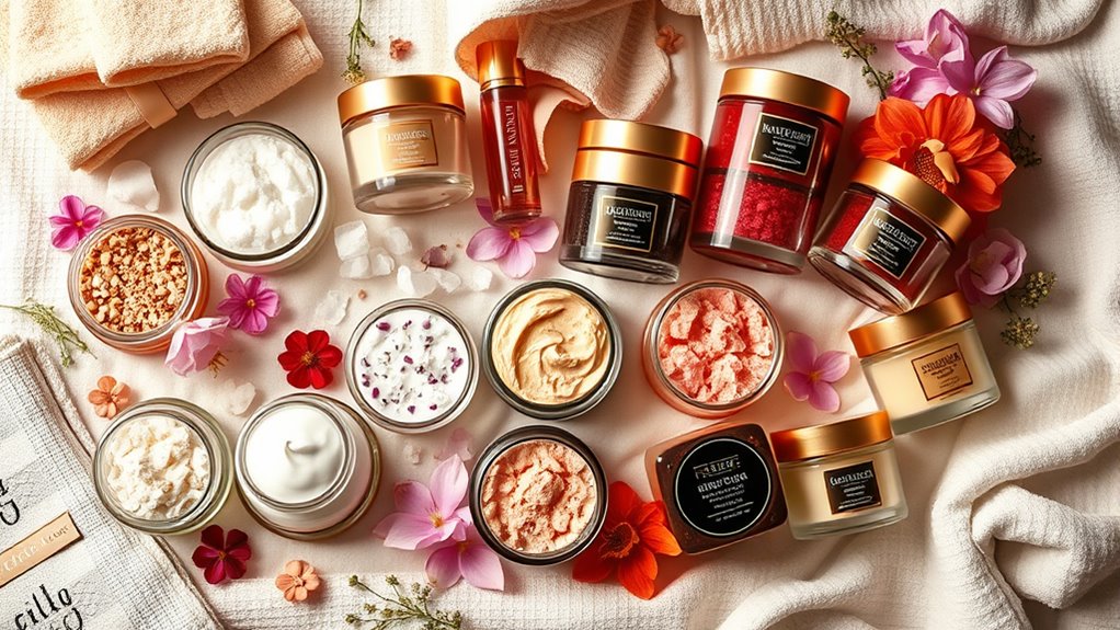 luxury body scrub set recommendations