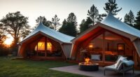 luxury camping tent options