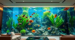 luxury home aquarium showcase