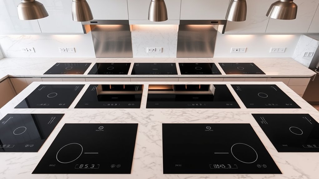 luxury induction cooktop systems