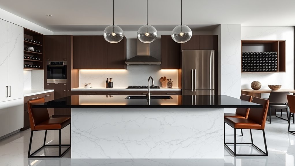 luxury kitchen island selections