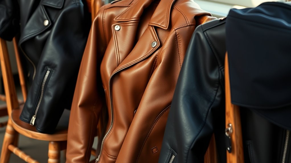 luxury leather jacket listings
