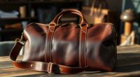 luxury leather weekend bags