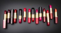 luxury lipstick collection showcase