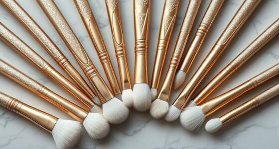 luxury makeup brushes collection