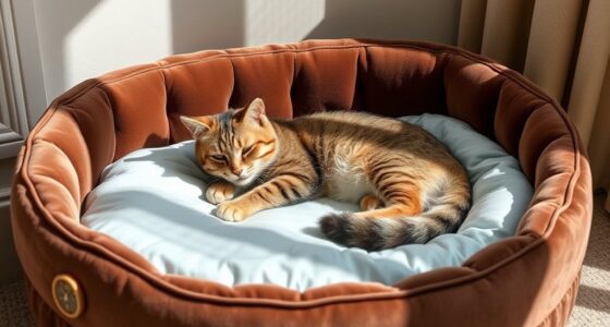 luxury orthopedic cat bed options