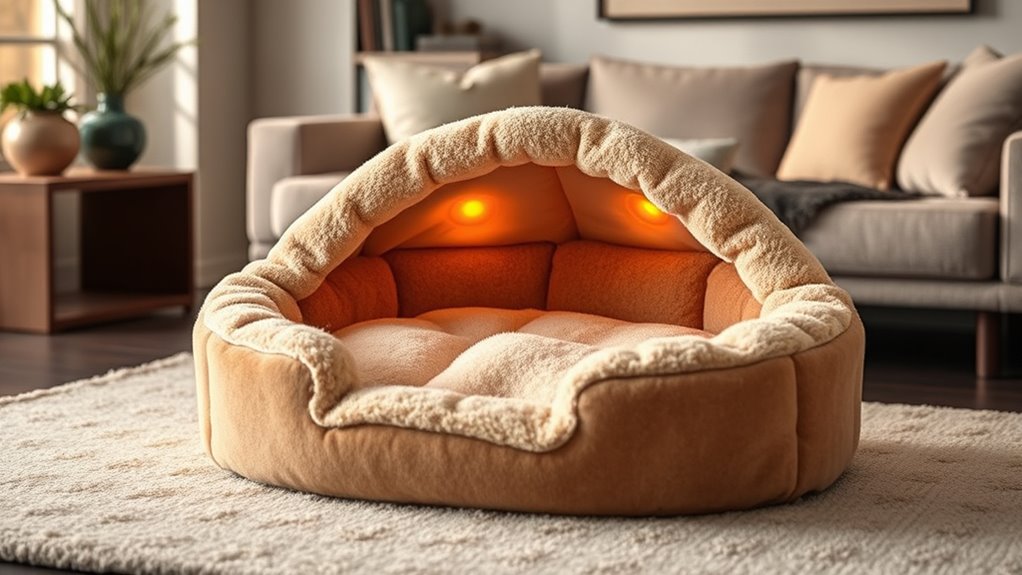 luxury warm pet beds