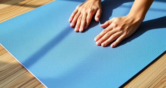 luxury yoga mat support