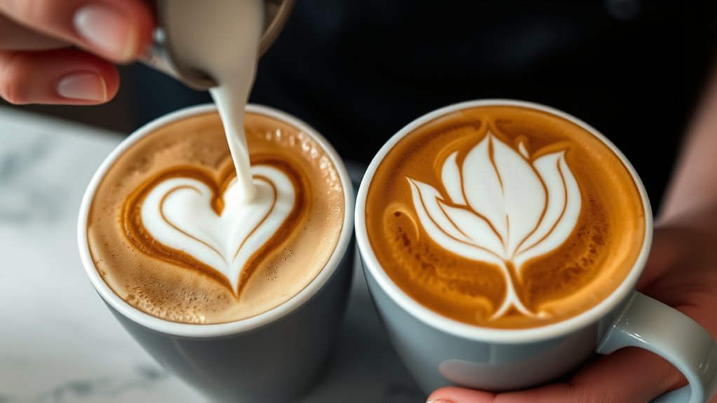 master milk craft latte art