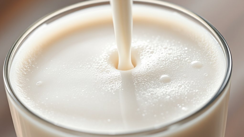 milk composition influences foam