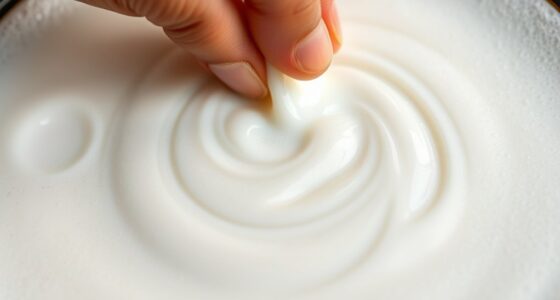 milk stretching and texturing