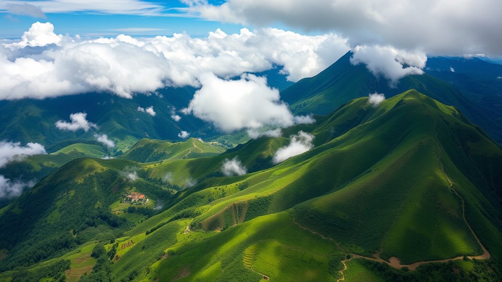 mountainous bourbon regions