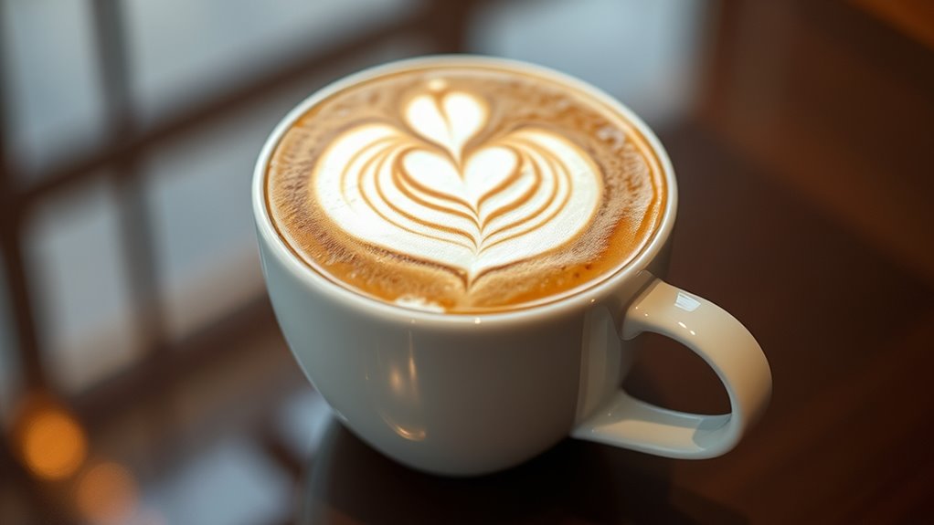 perfect espresso milk foam