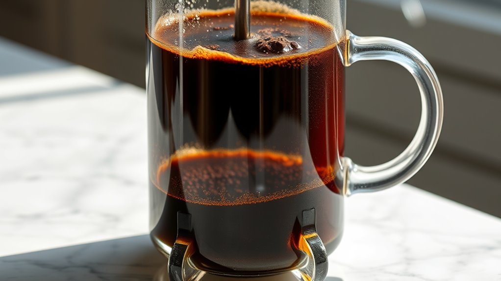 perfect french press iced coffee