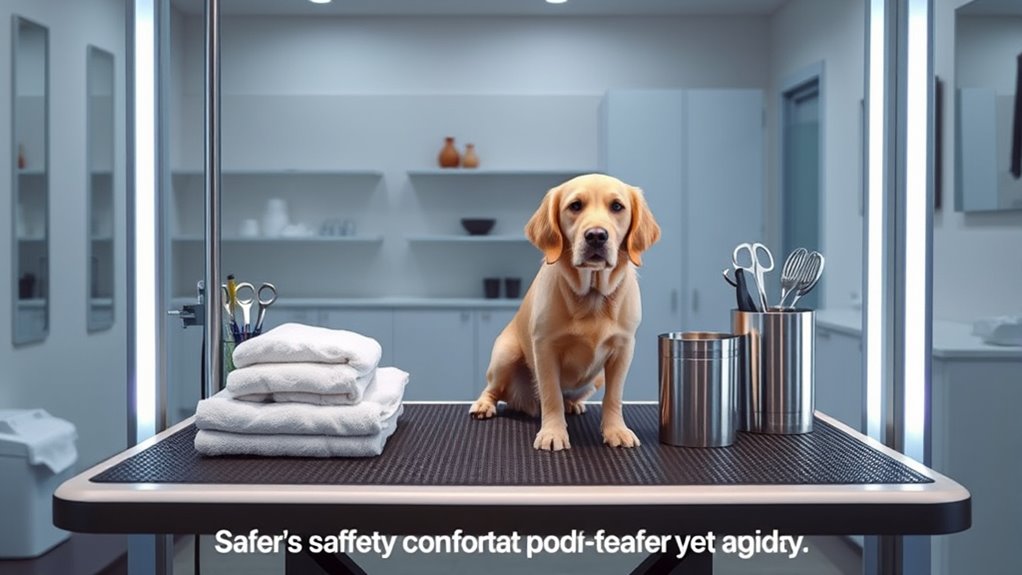 pet grooming table factors