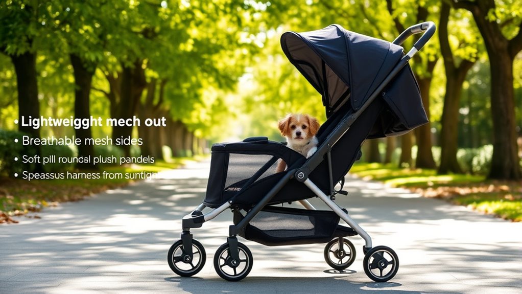 pet stroller selection criteria