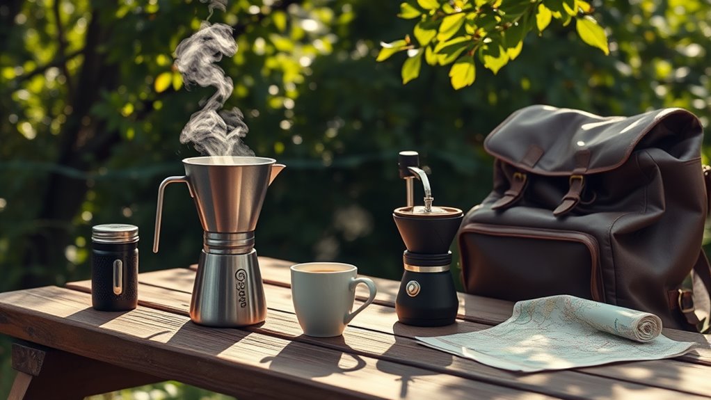 portable brewing insulated travel mug