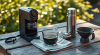 portable coffee brewing kit