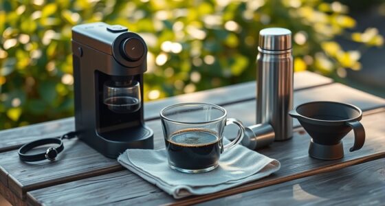 portable coffee brewing kit