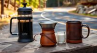 portable travel coffee station
