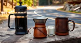 portable travel coffee station