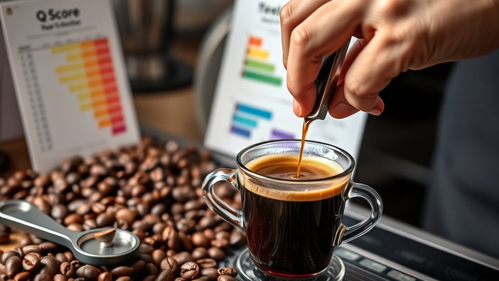 premium quality coffee evaluation