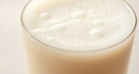 proteins and fats create microfoam