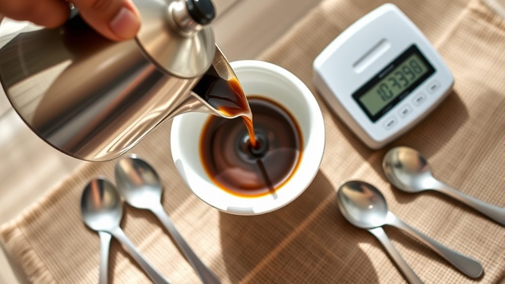 refined home coffee tasting