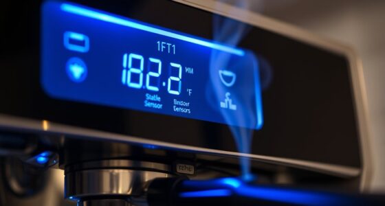 regulates coffee brewing temperature