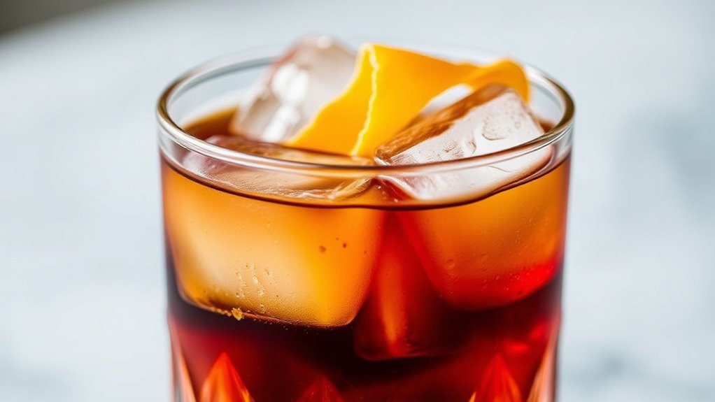 rich visually captivating coffee cocktail