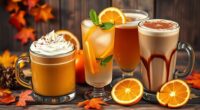 seasonal coffee flavored drinks