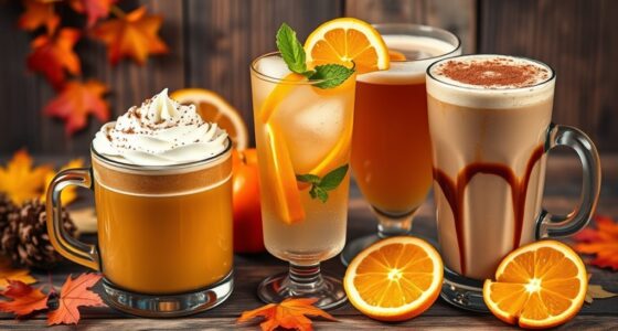seasonal coffee flavored drinks