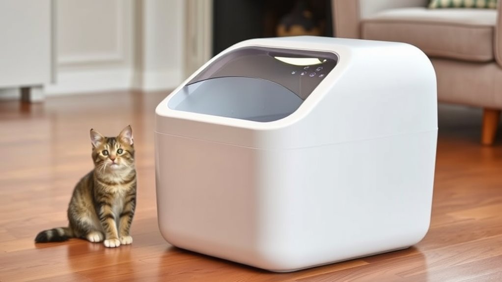 smart litter box features