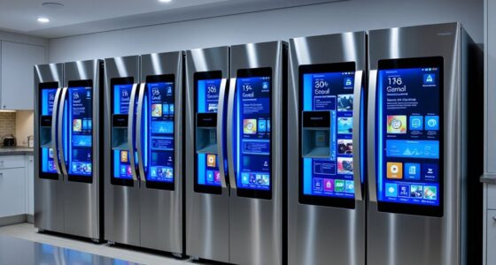 smart refrigerators with touch screens