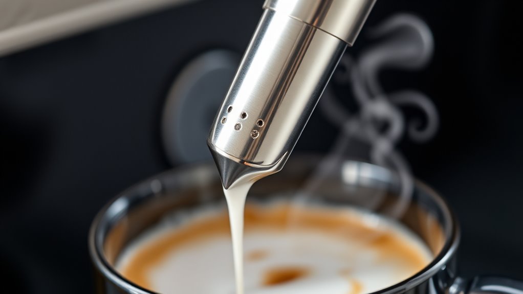 steam wand tip design