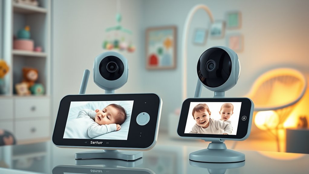 top dual camera baby monitors
