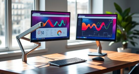 top dual monitor mounts