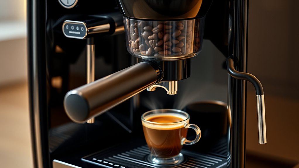 top espresso machines with grinders