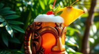 tropical coffee cocktail fusion