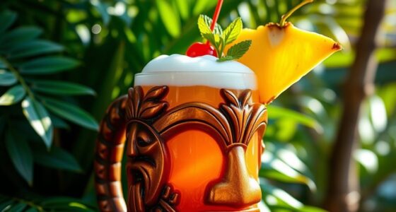 tropical coffee cocktail fusion