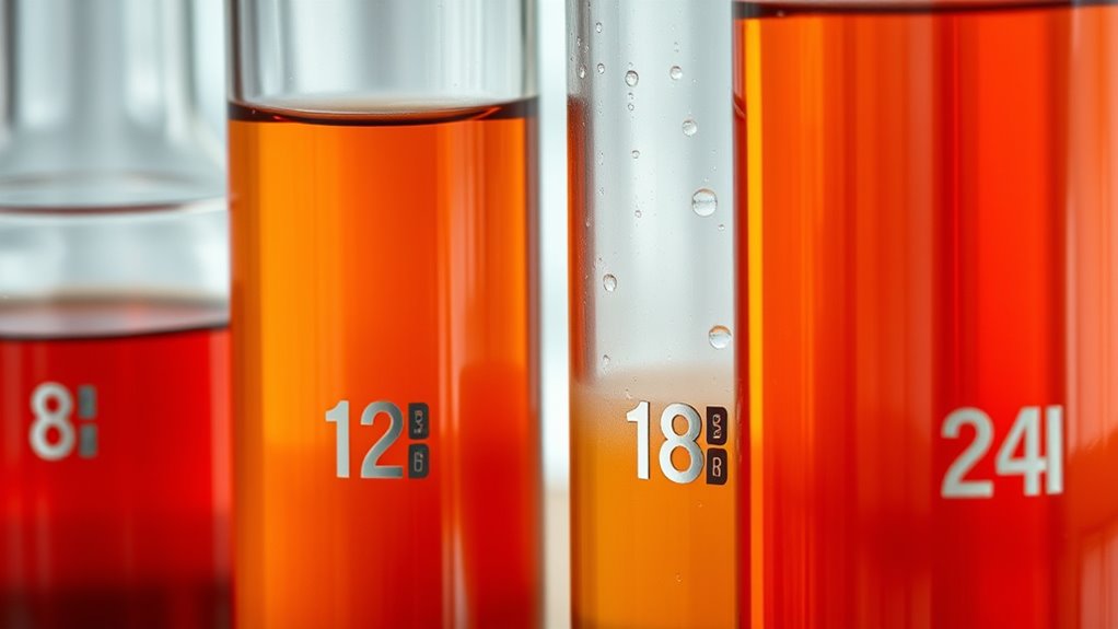 varying steeping durations tested