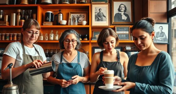 women shaping coffee industry