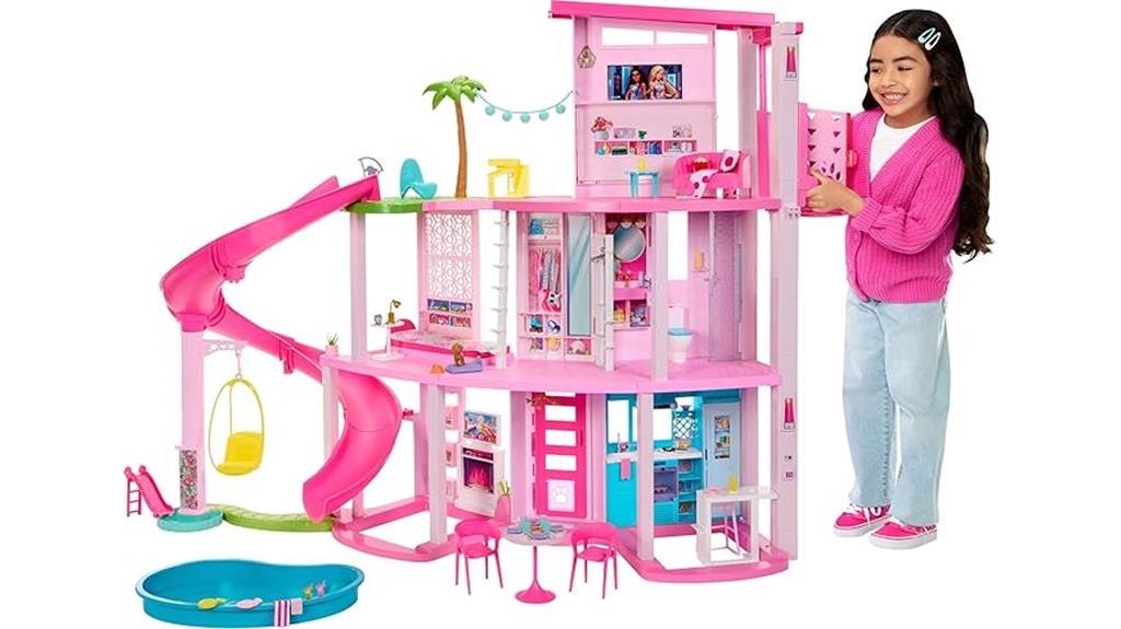 barbie dreamhouse pool set